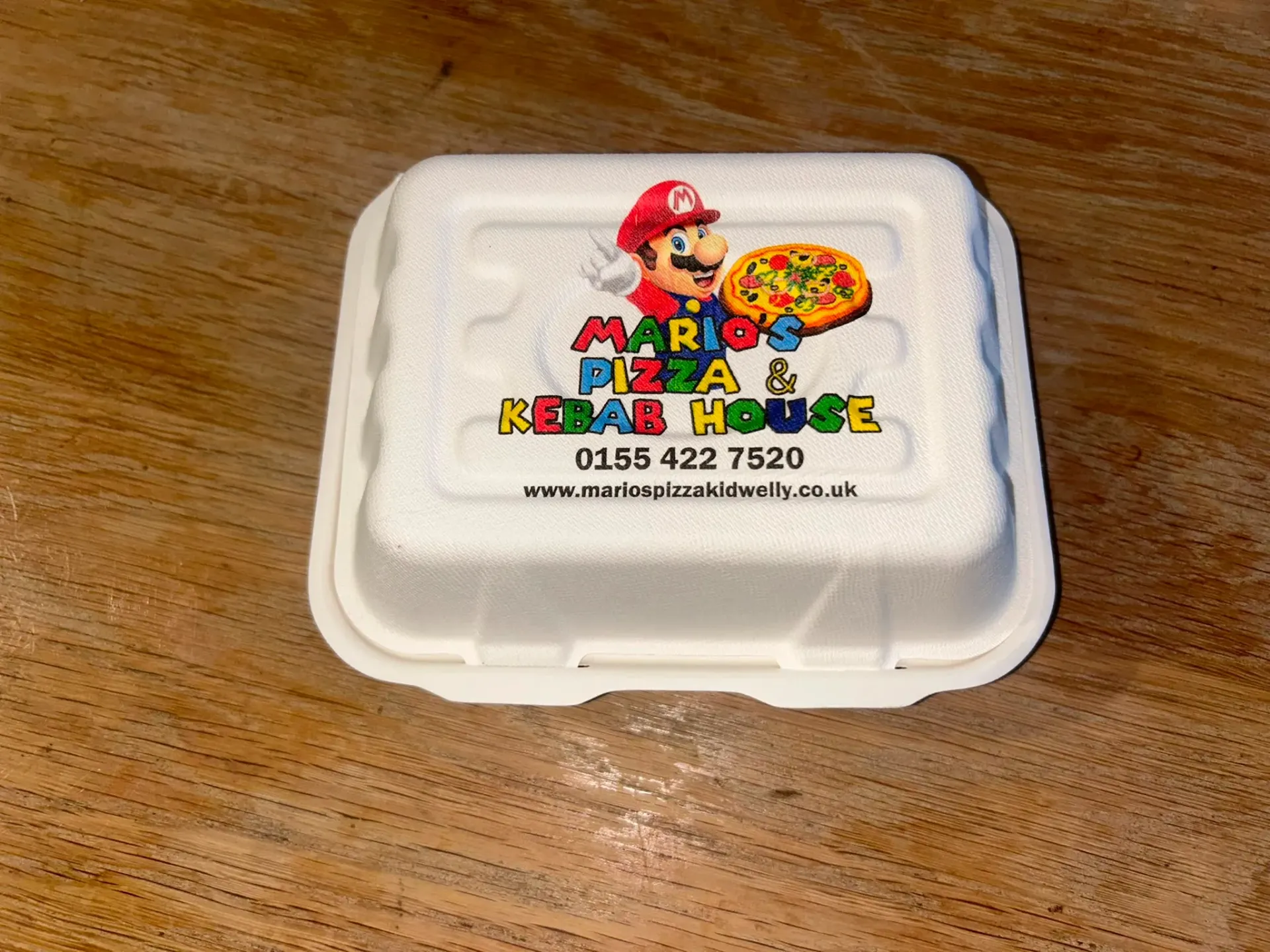 Premium Full-Colour PRINTED HP6 Bagasse Burger Box (500pcs)